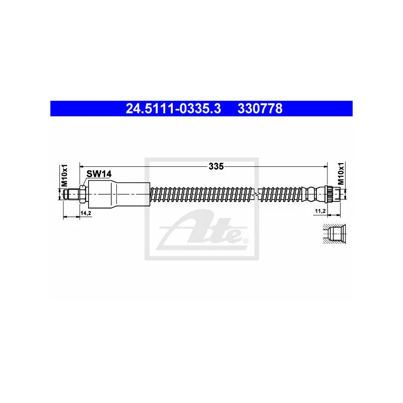 Flexible de frein ATE 24.5111-0335.3