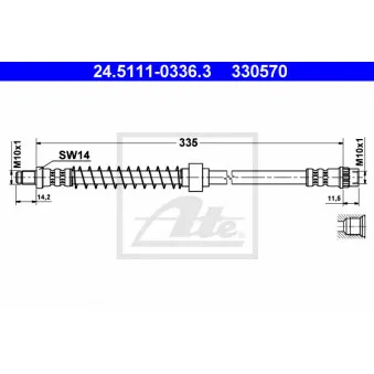 Flexible de frein ATE 24.5111-0336.3
