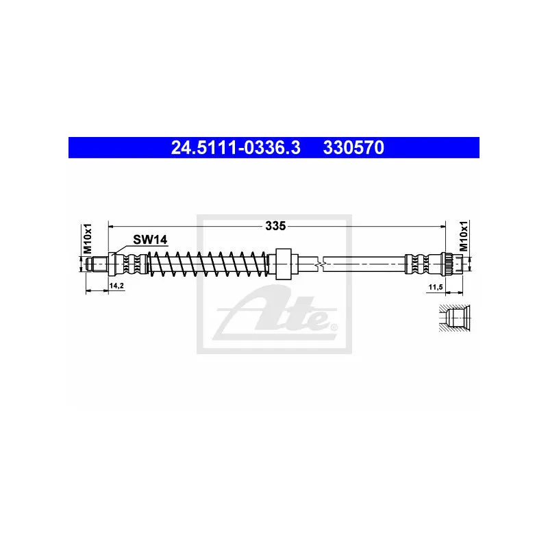 Flexible de frein ATE 24.5111-0336.3