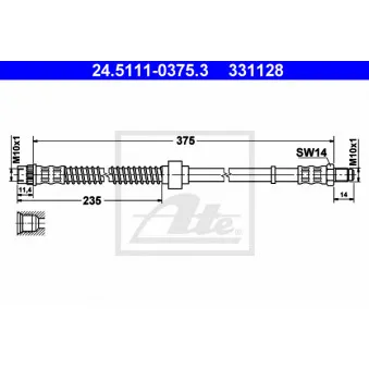 Flexible de frein ATE 24.5111-0375.3
