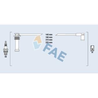 Kit de câbles d'allumage FAE 85116