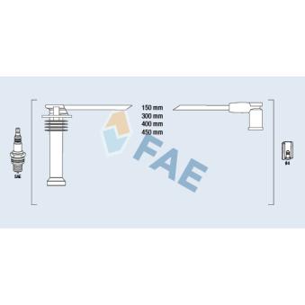 Kit de câbles d'allumage FAE 85125