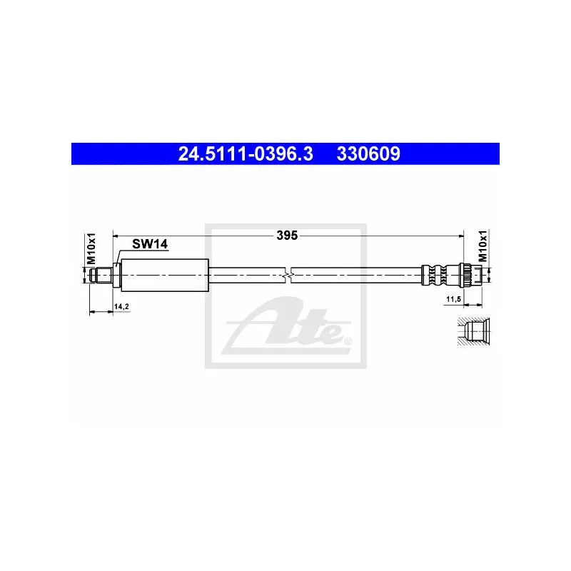 Flexible de frein ATE 24.5111-0396.3