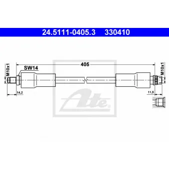 Flexible de frein ATE 24.5111-0405.3