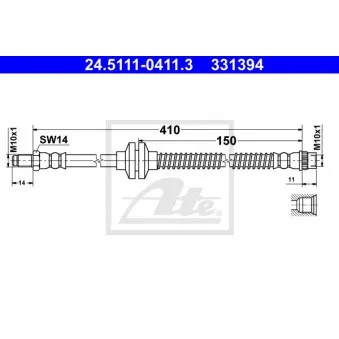 Flexible de frein ATE 24.5111-0411.3