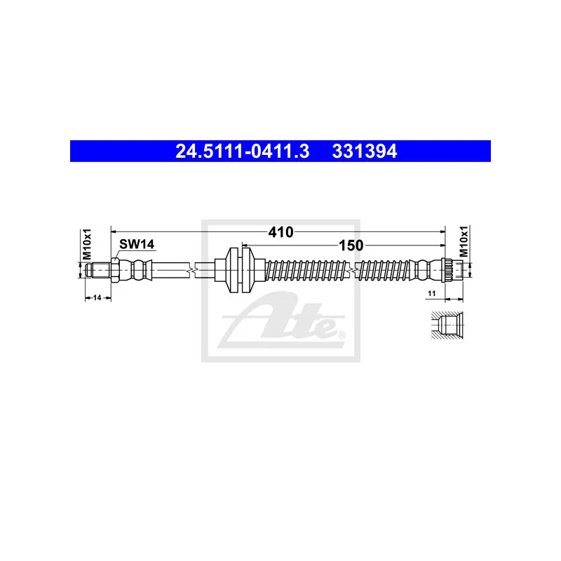 Flexible de frein ATE 24.5111-0411.3