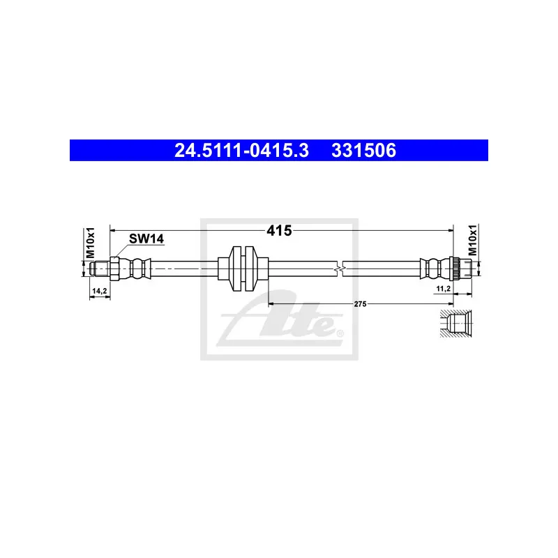 Flexible de frein ATE 24.5111-0415.3