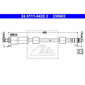 Flexible de frein ATE 24.5111-0420.3