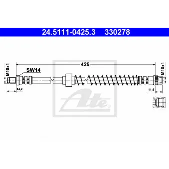 Flexible de frein ATE 24.5111-0425.3