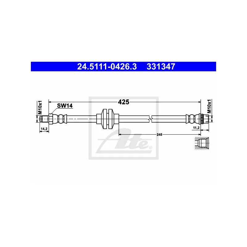 Flexible de frein ATE 24.5111-0426.3