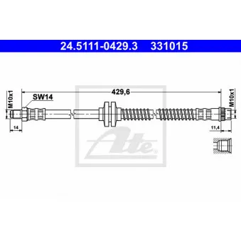 Flexible de frein ATE 24.5111-0429.3