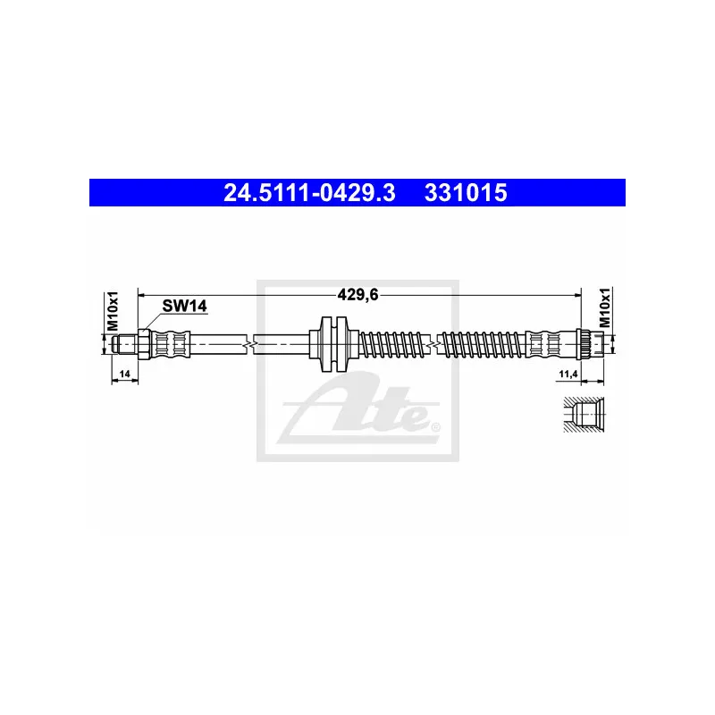 Flexible de frein ATE 24.5111-0429.3