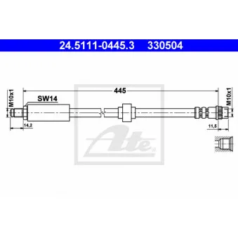 Flexible de frein ATE 24.5111-0445.3