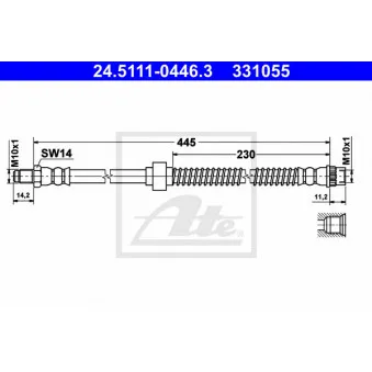 Flexible de frein ATE 24.5111-0446.3