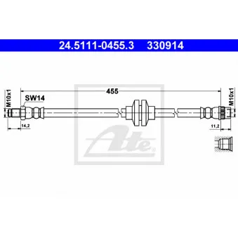 Flexible de frein ATE 24.5111-0455.3