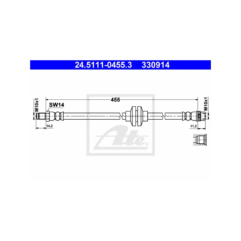 Flexible de frein ATE 24.5111-0455.3