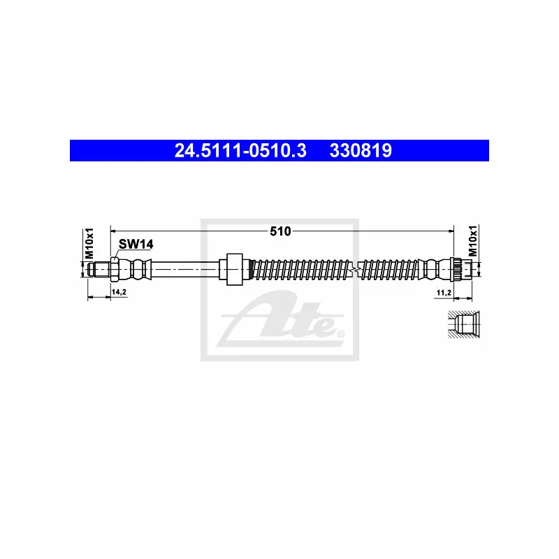 Flexible de frein ATE 24.5111-0510.3