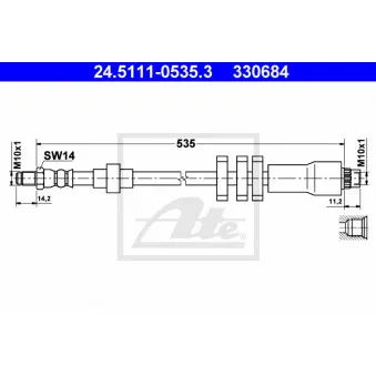 Flexible de frein ATE 24.5111-0535.3