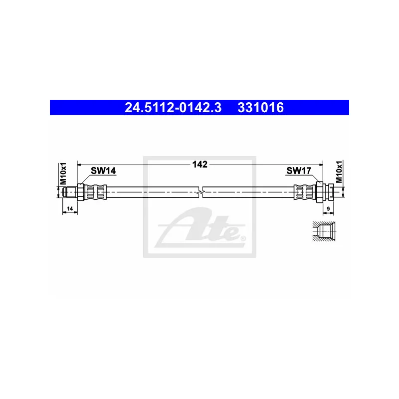 Flexible de frein ATE 24.5112-0142.3