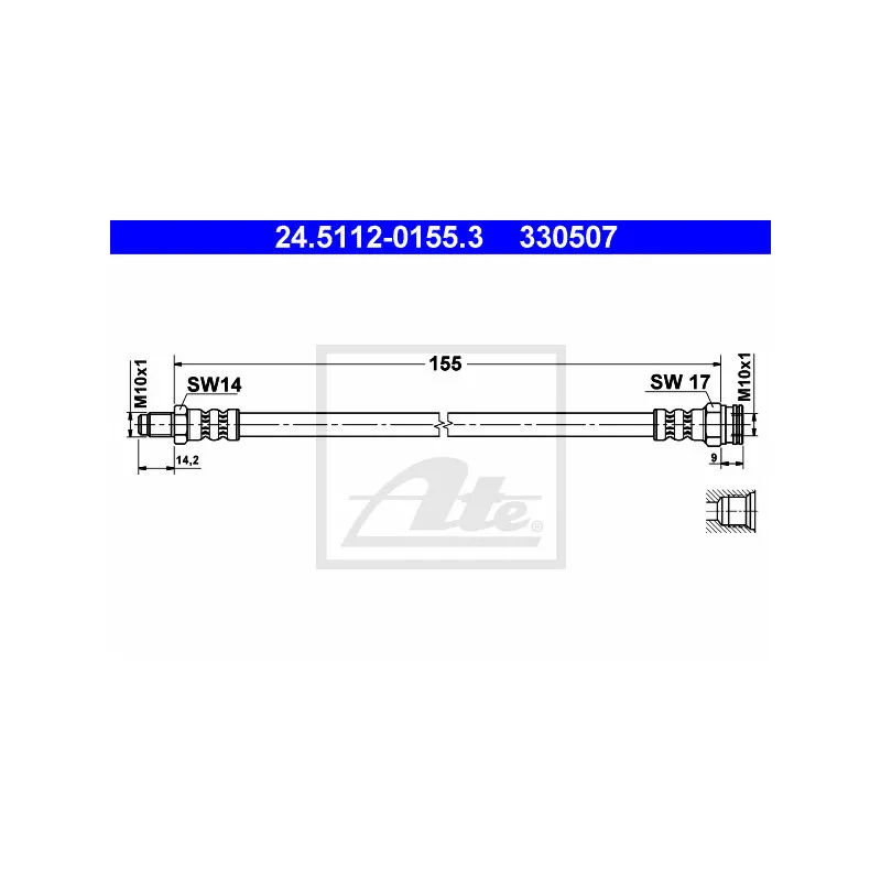 Flexible de frein ATE 24.5112-0155.3
