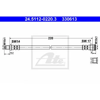 Flexible de frein ATE 24.5112-0220.3