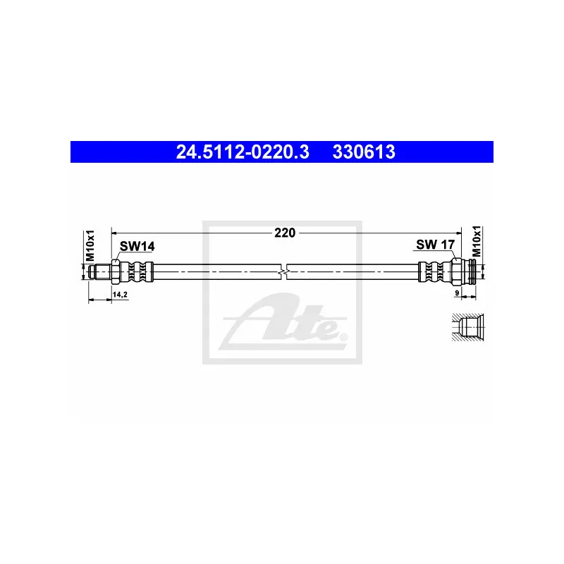 Flexible de frein ATE 24.5112-0220.3