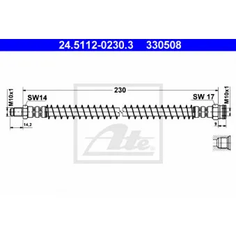 Flexible de frein ATE 24.5112-0230.3
