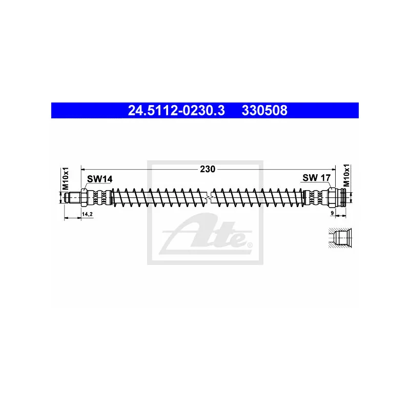 Flexible de frein ATE 24.5112-0230.3