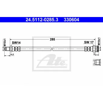 Flexible de frein ATE 24.5112-0285.3