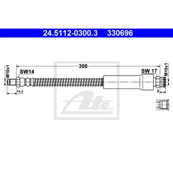 Flexible de frein ATE 24.5112-0300.3