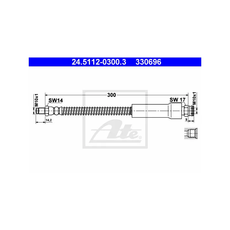 Flexible de frein ATE 24.5112-0300.3