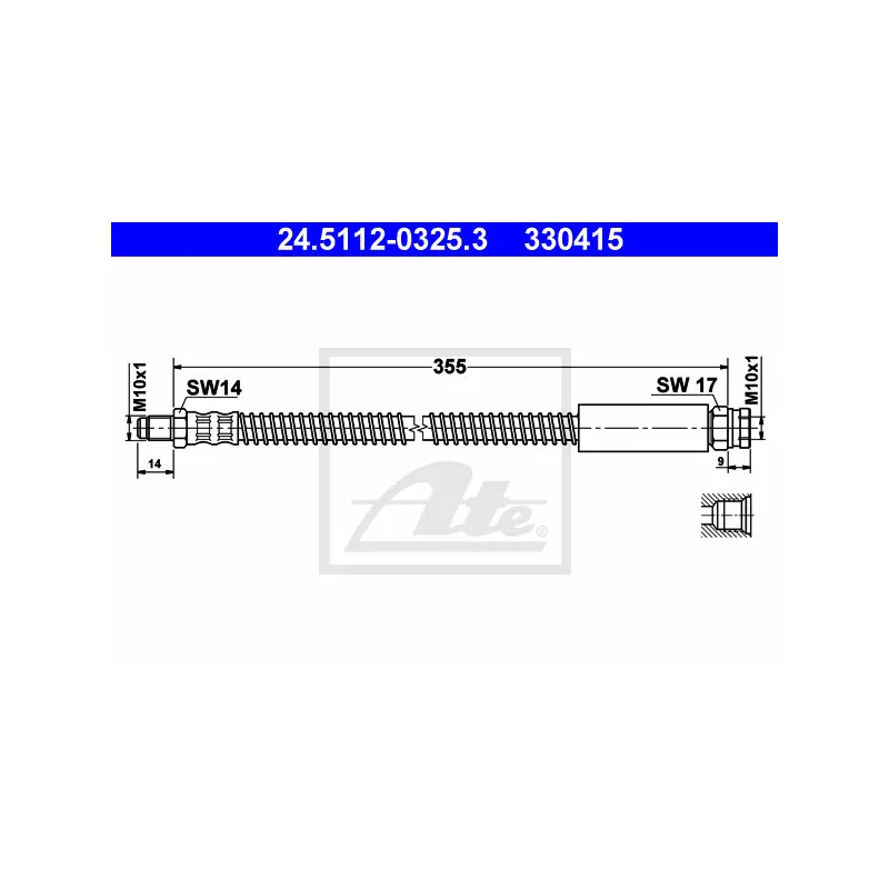 Flexible de frein ATE 24.5112-0325.3