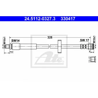 Flexible de frein ATE 24.5112-0327.3