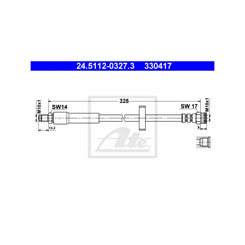 Flexible de frein ATE 24.5112-0327.3