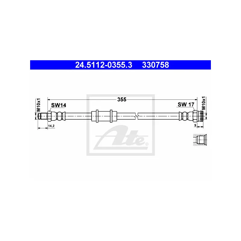 Flexible de frein ATE 24.5112-0355.3