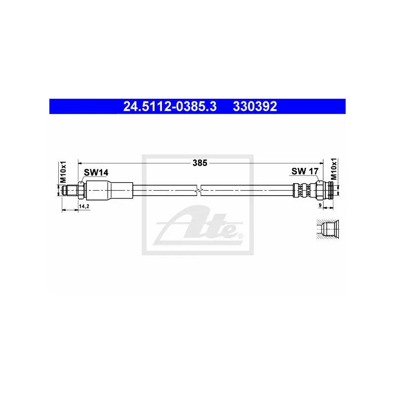 Flexible de frein ATE 24.5112-0385.3