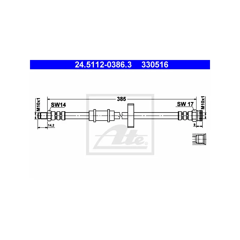 Flexible de frein ATE 24.5112-0386.3
