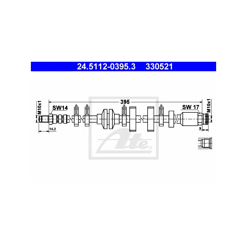 Flexible de frein ATE 24.5112-0395.3