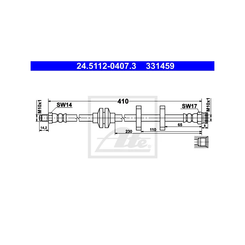 Flexible de frein ATE 24.5112-0407.3
