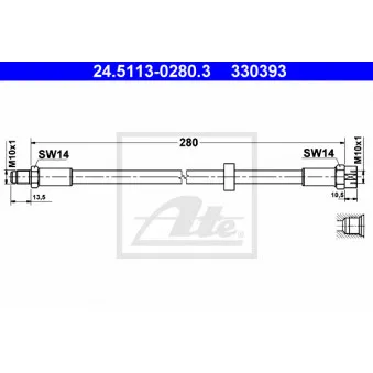 Flexible de frein ATE 24.5113-0280.3