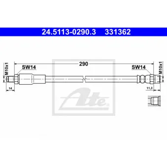 Flexible de frein ATE 24.5113-0290.3