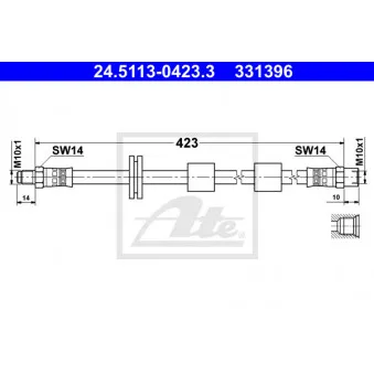 Flexible de frein ATE 24.5113-0423.3