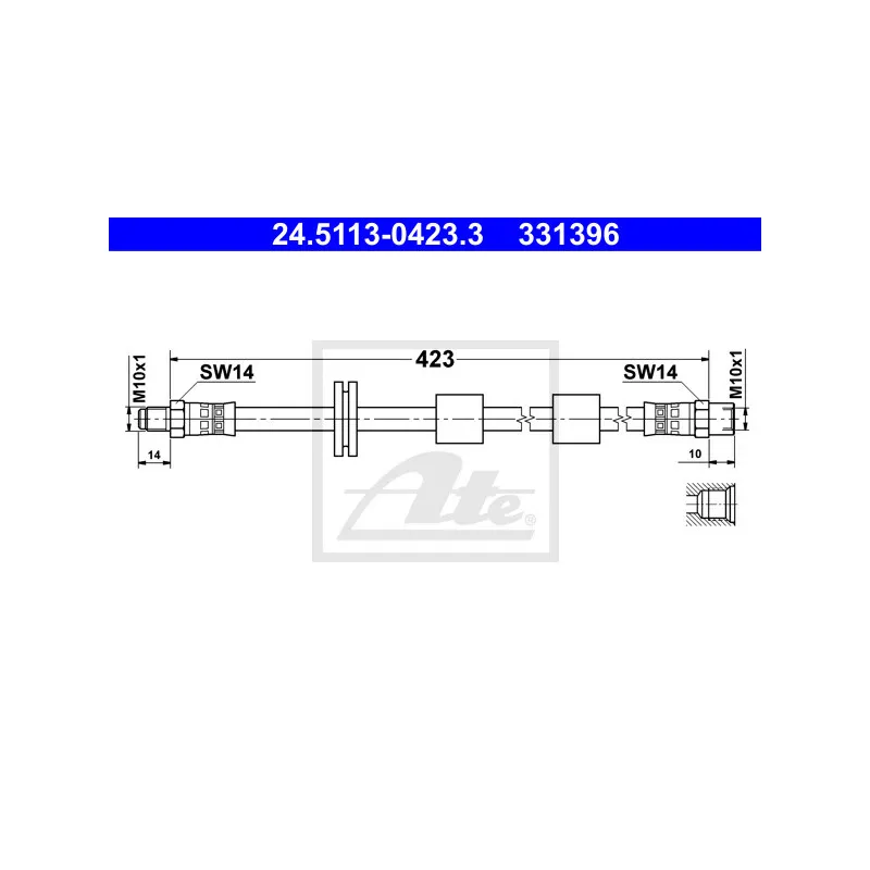 Flexible de frein ATE 24.5113-0423.3