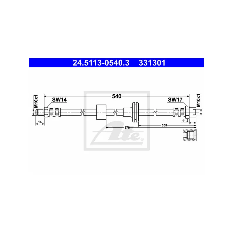 Flexible de frein ATE 24.5113-0540.3
