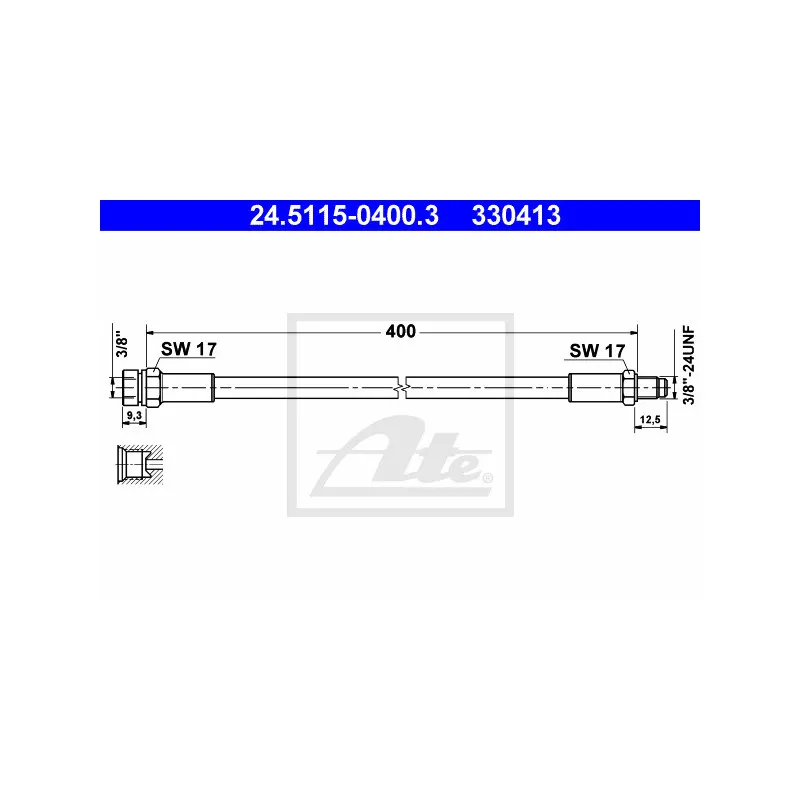 Flexible de frein ATE 24.5115-0400.3