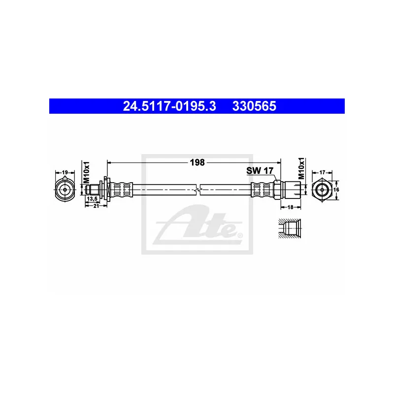 Flexible de frein ATE 24.5117-0195.3