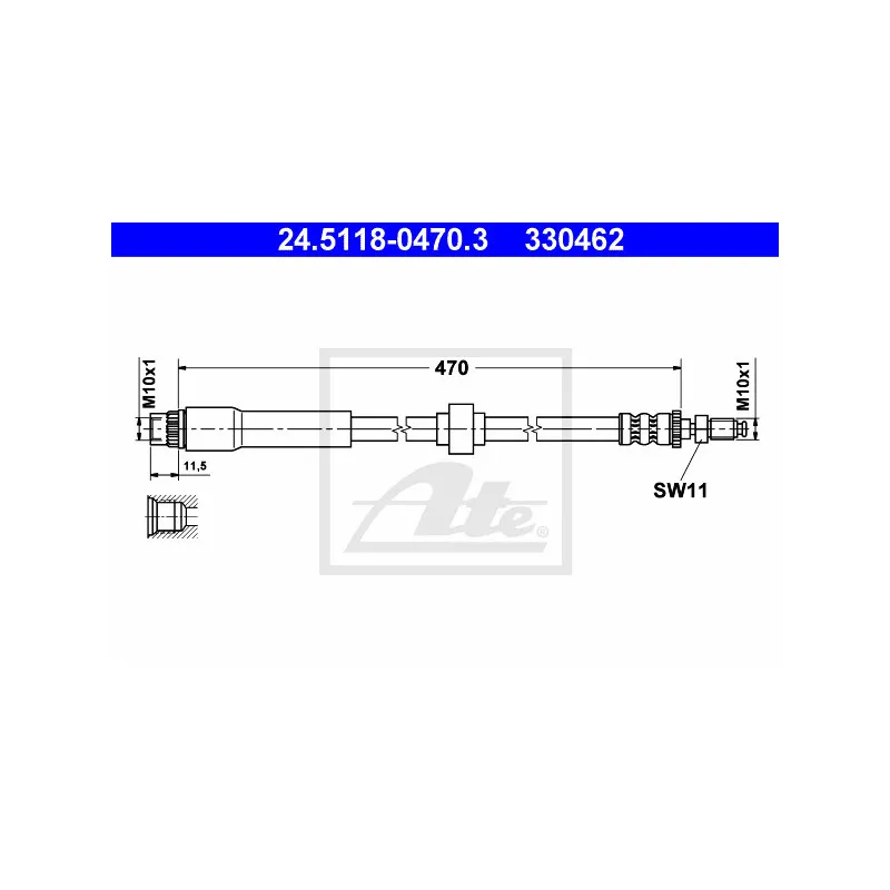 Flexible de frein ATE 24.5118-0470.3