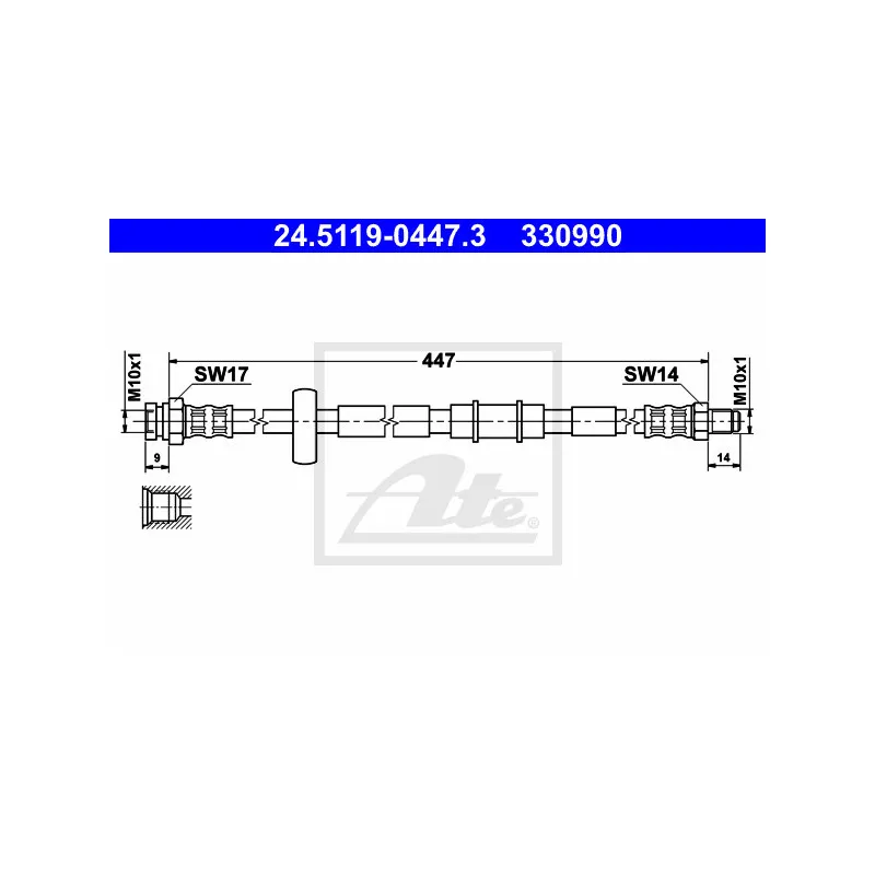 Flexible de frein ATE 24.5119-0447.3