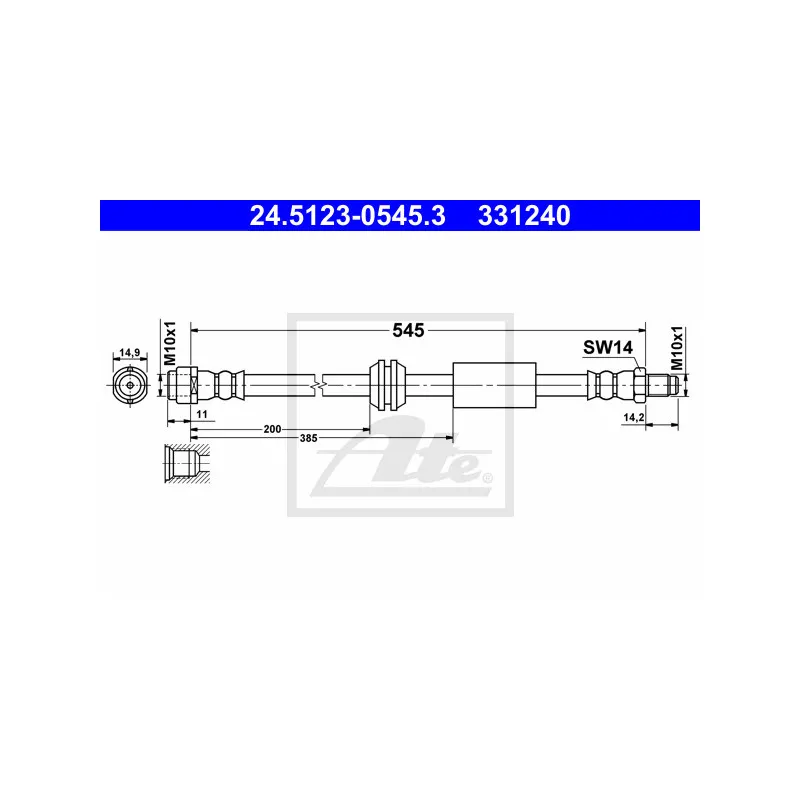Flexible de frein ATE 24.5123-0545.3