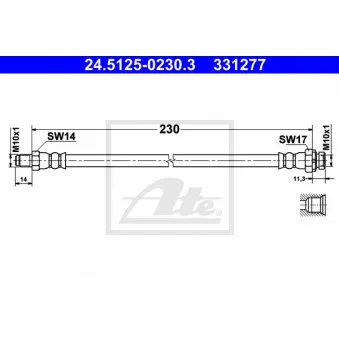Flexible de frein ATE 24.5125-0230.3